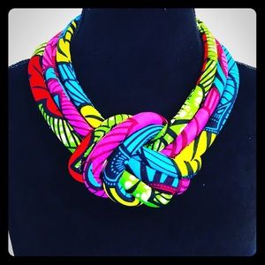 African Ankara (100% Cotton) Necklace